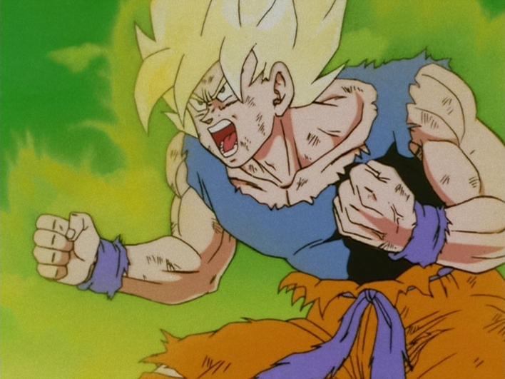 Goku Super Saiyan.