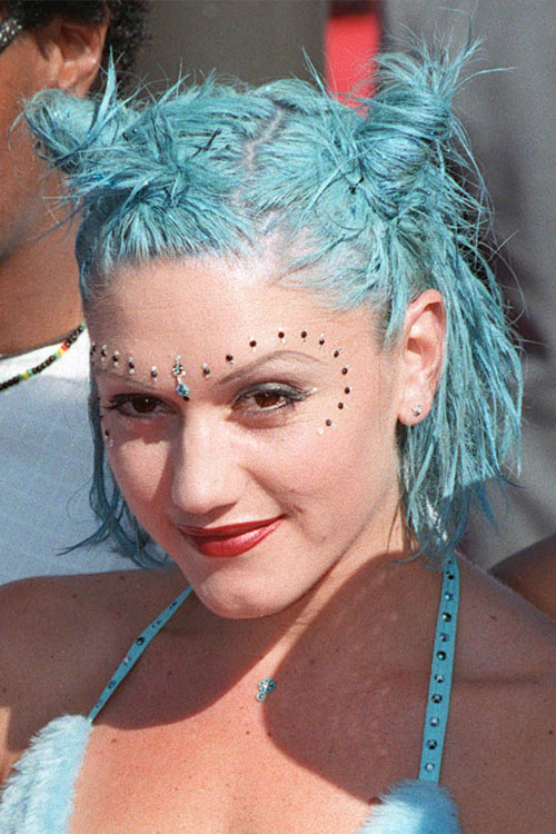 Gwen Stefani Blue Hair.