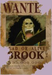 Brook Wanted Poster, Pre-Timeskip