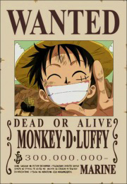 Luffy Wanted Poster, Pre-Timeskip