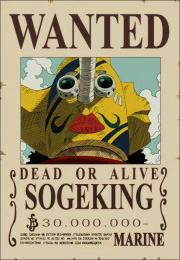 Usopp's Sogeking Wanted Poster, Pre-Timeskip