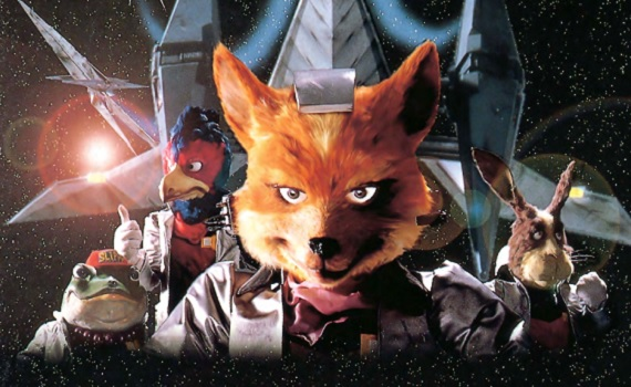 Star Fox and the gang as puppets.